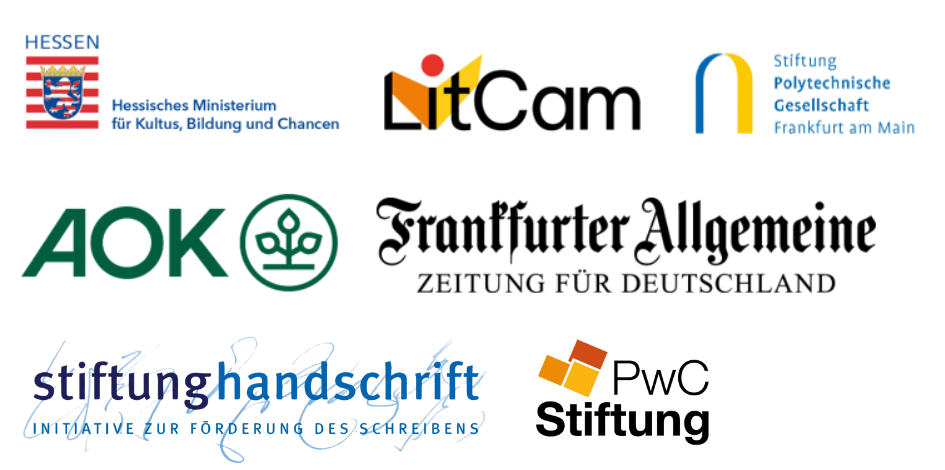Logos der Sonderpreispartner des Hessischen Schülerzeitungswettbewerbs